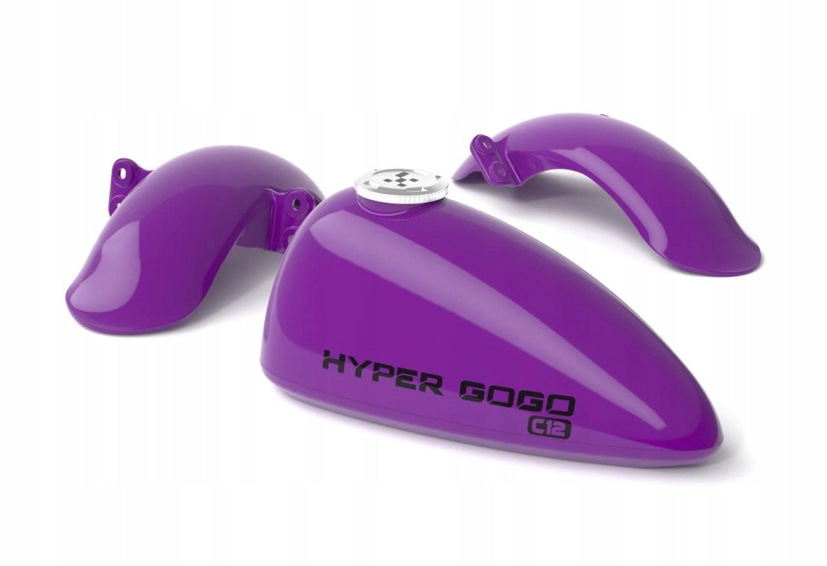 Fuel tank and fenders Hyper Gogo Cruiser 12 purple