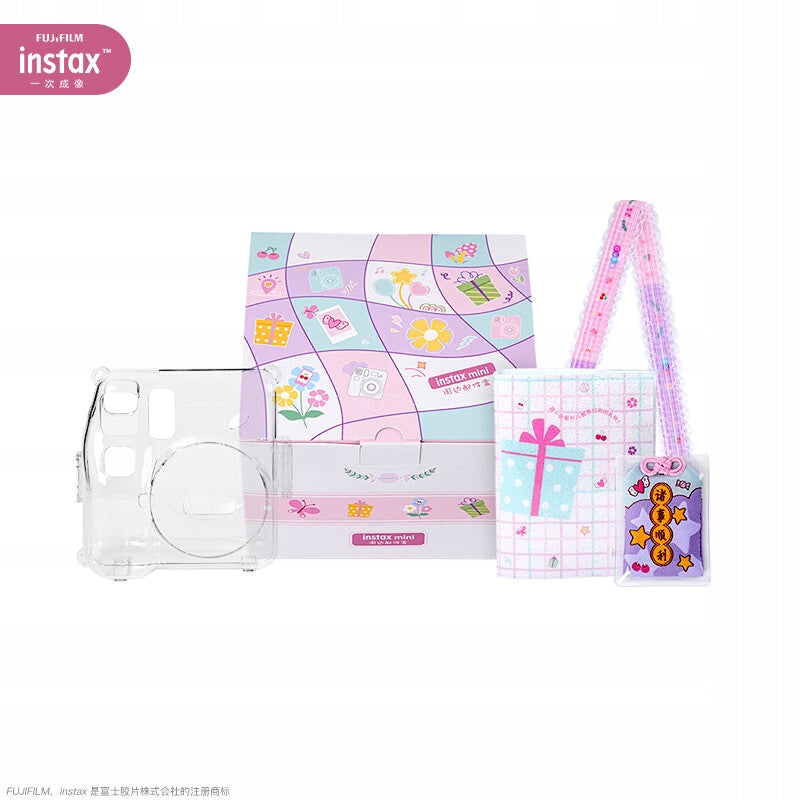 Fujifilm Instant Camera instax Mini SE White+Accessories Kit Packaging status original
