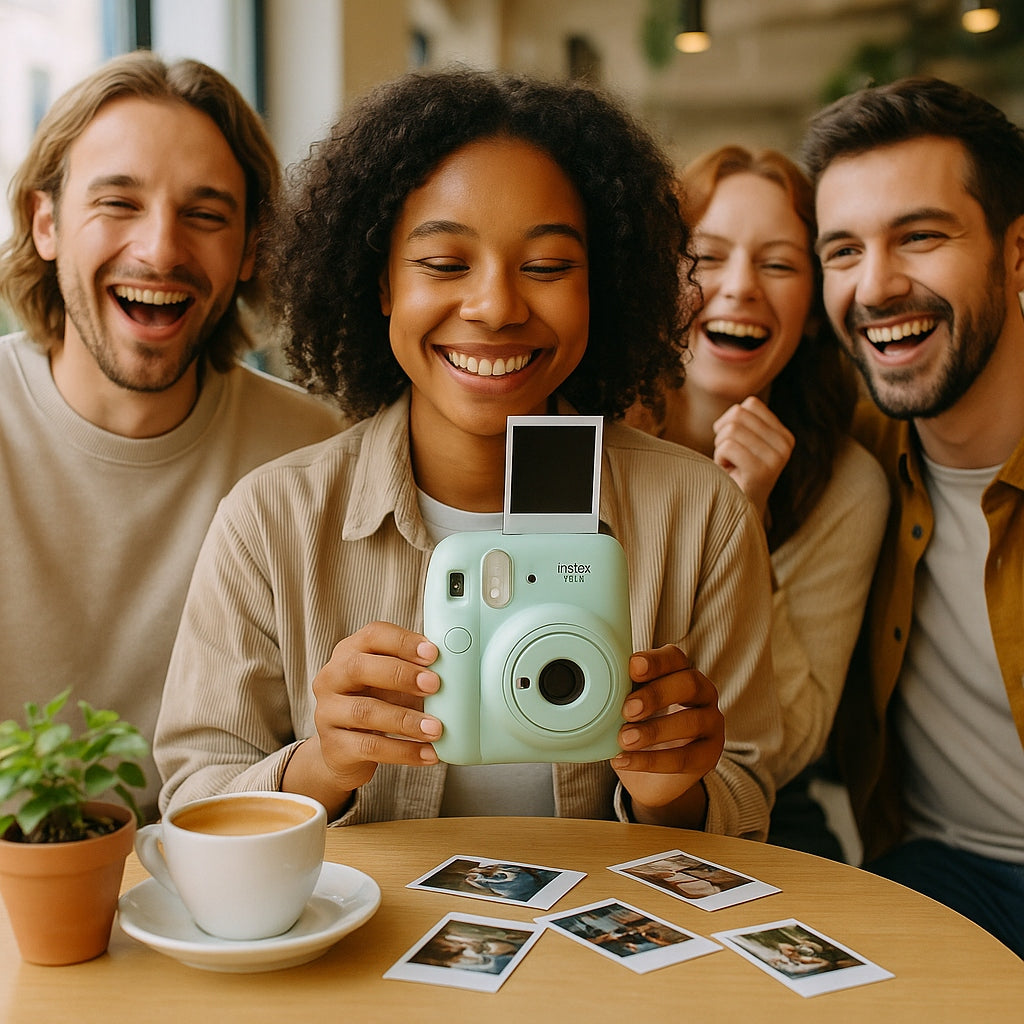 Fujifilm Instax Mini 12 green - instant camera Packaging status original