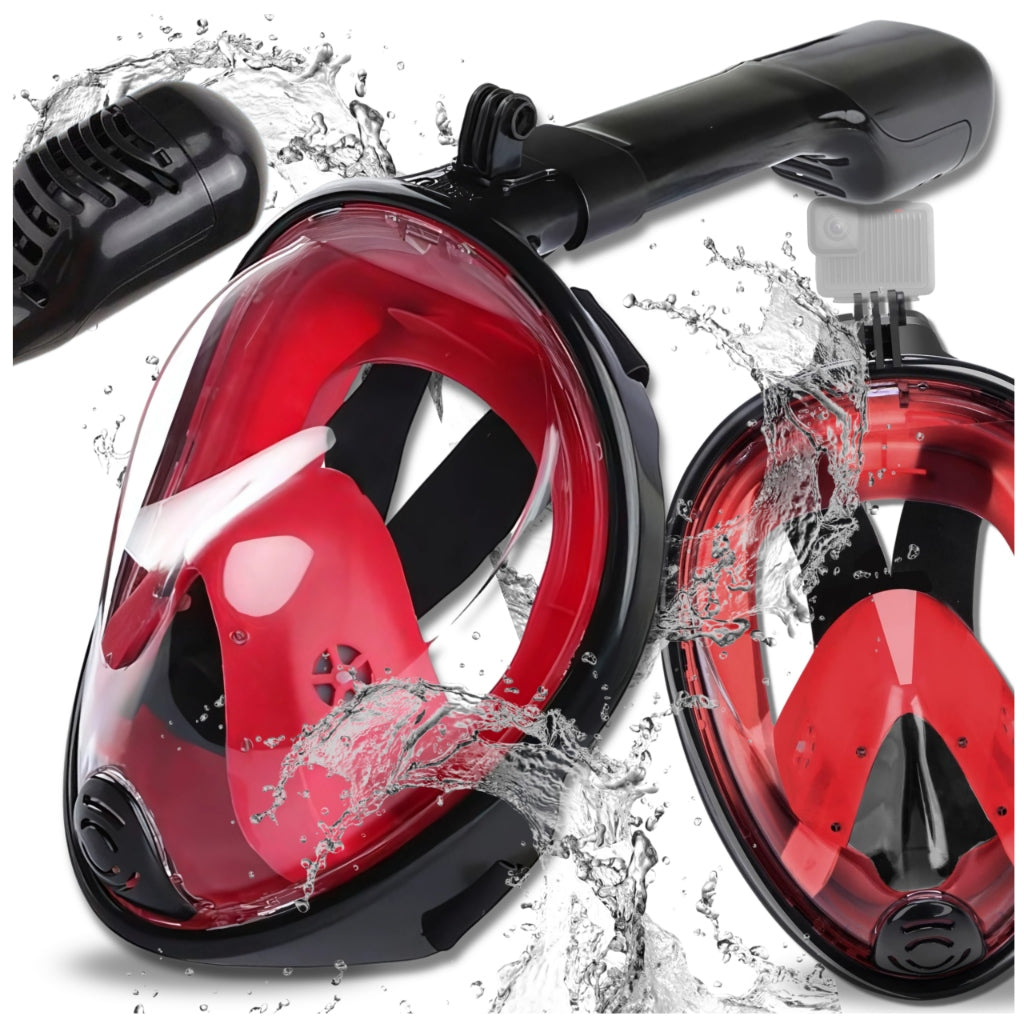 Full Face Diving Mask L/XL Folding for Swimming Snorkeling