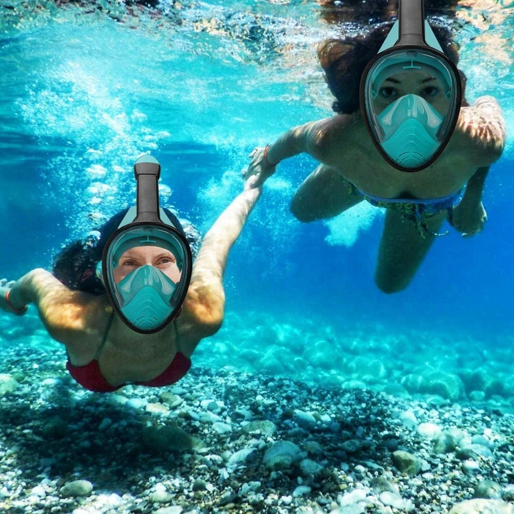 Full Face Diving Mask Snorkeling For Children with Tube XS OceanX Kind full face with tube