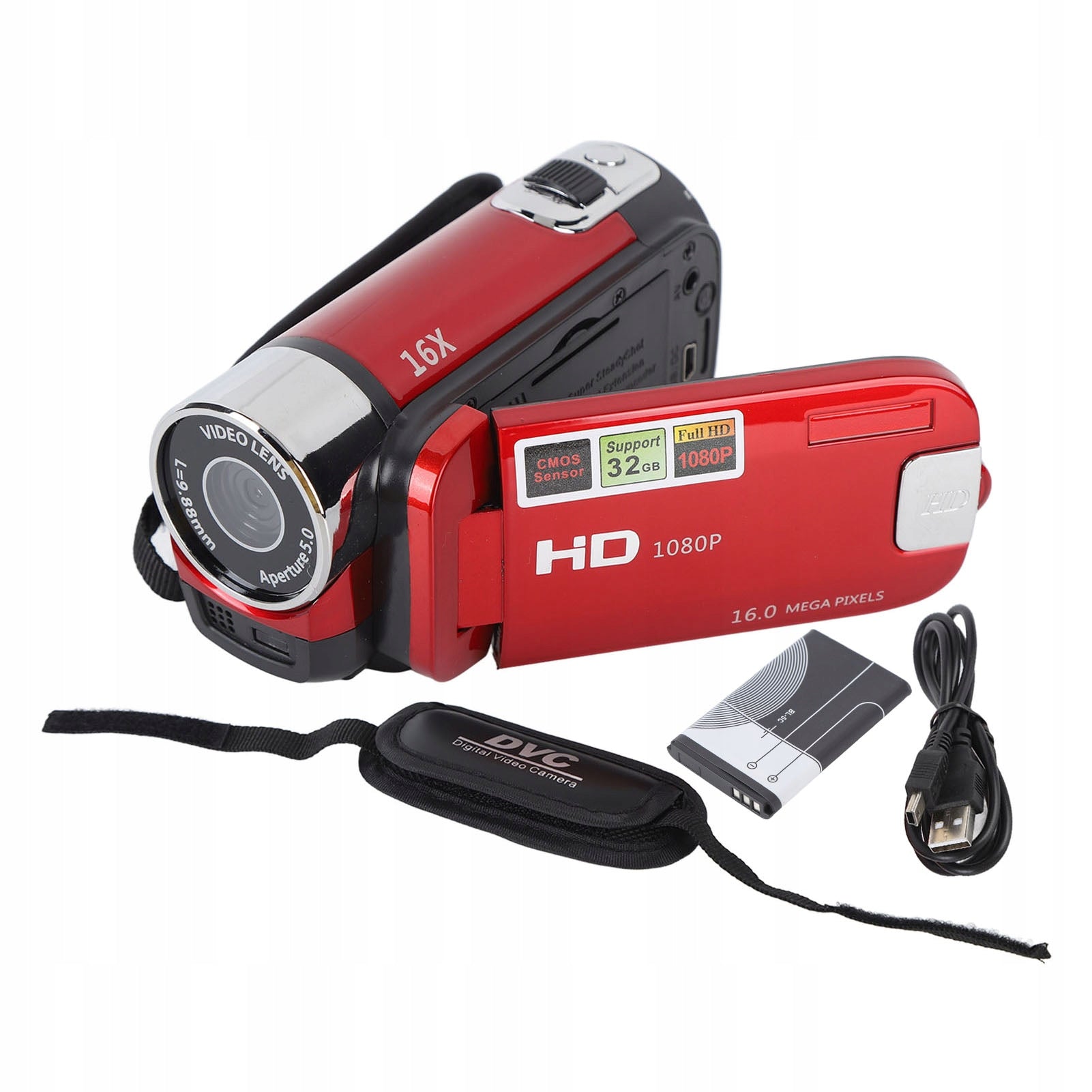 Full HD 1080P 16X Digital Handheld Camera