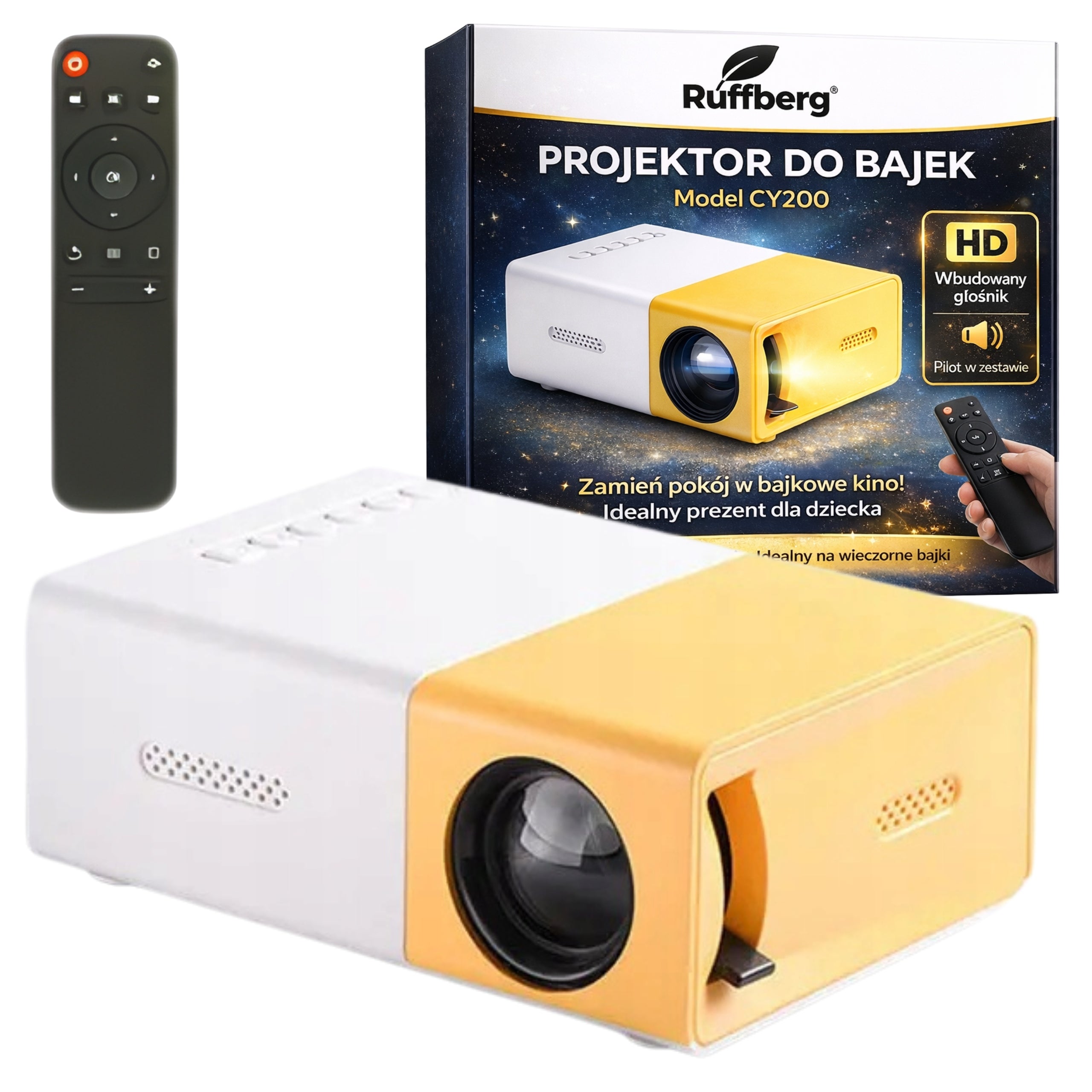 Full HD 152 inch Portable Multimedia Projector For Game Movies