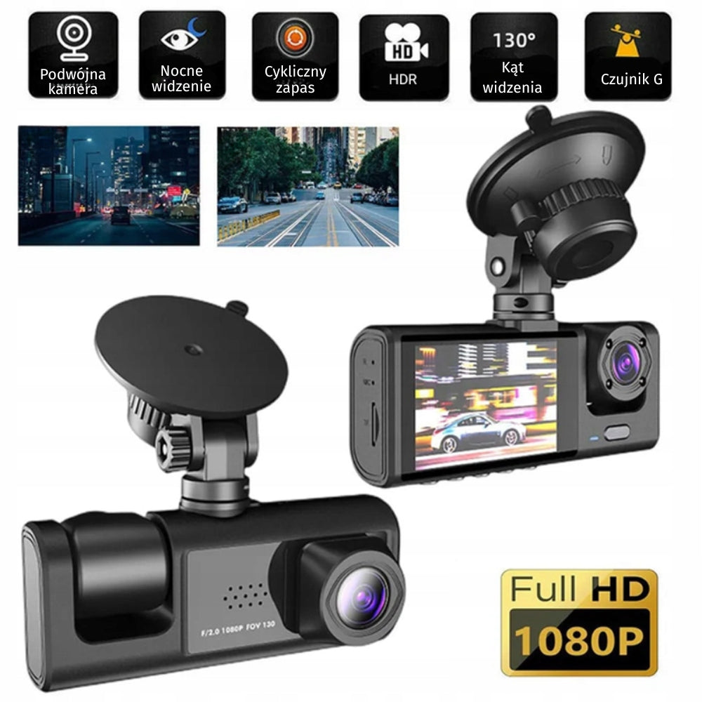 Full HD Video Recorder Car Camera TSG-151 Dual Channel DVR Packaging status original