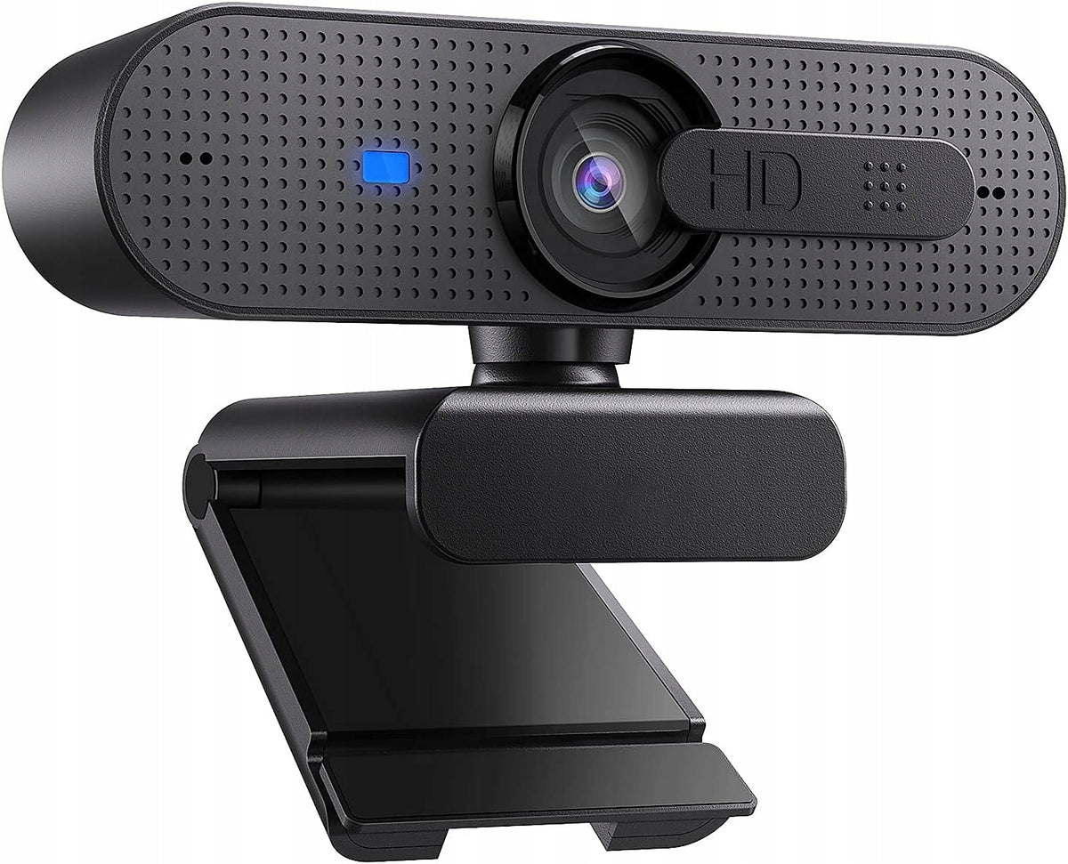 Full HD Webcam, USB A, with Microphone for Full HD 1080p Computer