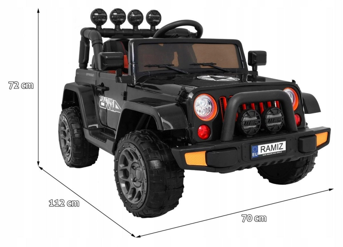 Full Time 4WD Off-Road Car for Kids Black + 4x4 Drive + Remote Control Manufacturer code PA.BRD-7588.CZ