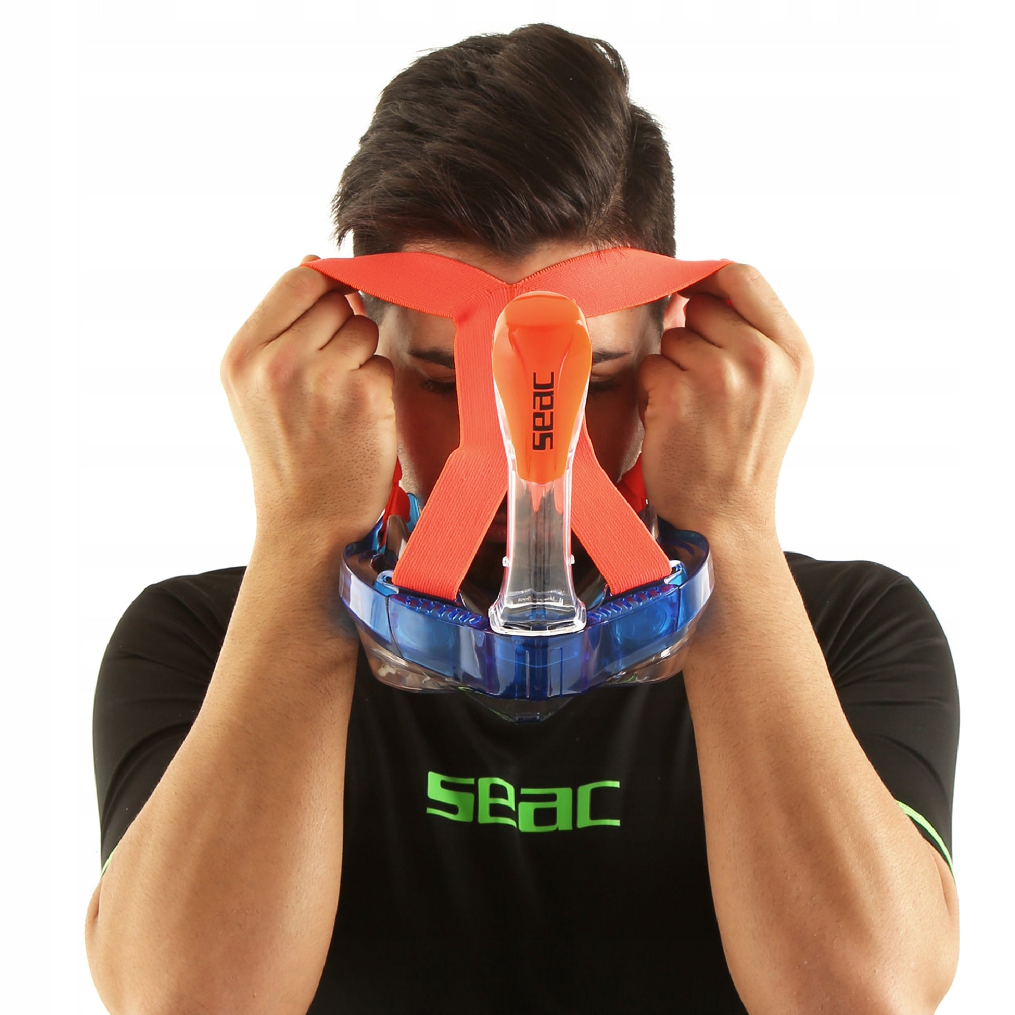 Full face diving mask Seac MAGICA S/M safe patented Brand Seac