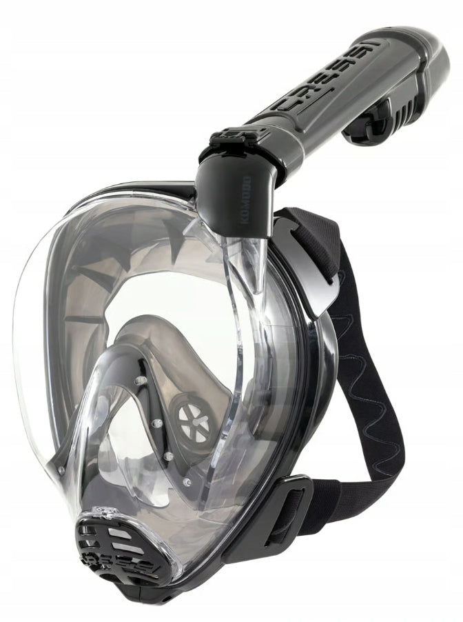 Full face diving mask, with tube Cressi Komodo black S/M Packaging status original