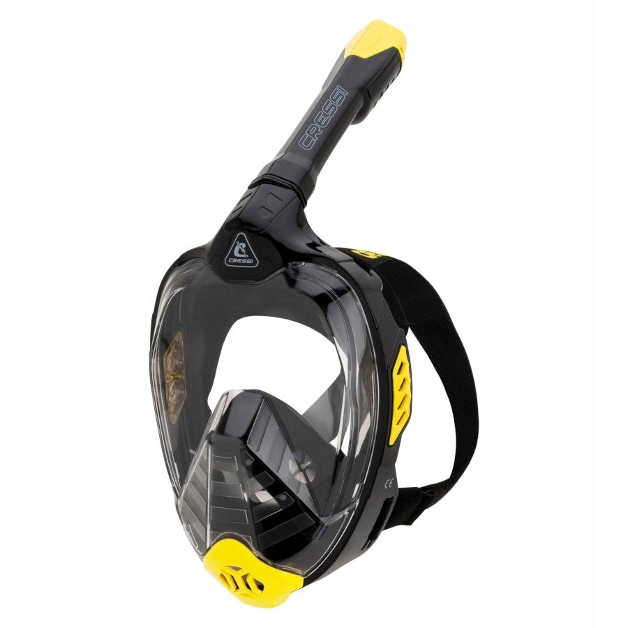 Full face mask Cressi Bali snorkeling mask S/M yellow