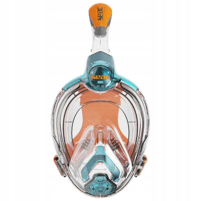 Full face mask Seac Libera Junior -snorkeling for children 6+ aquamarine
