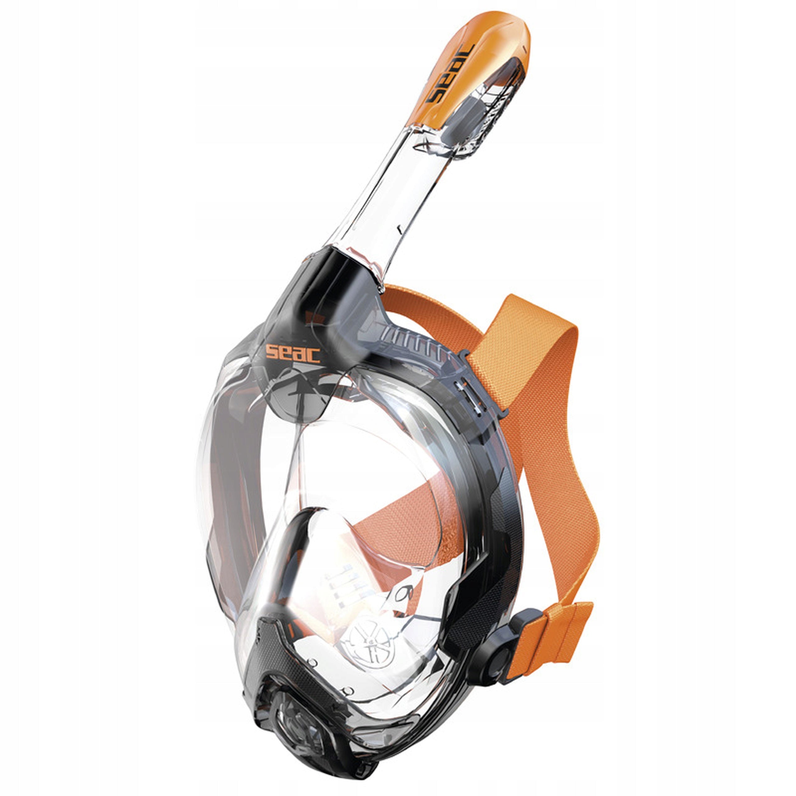 Full face mask Seac Libera S/M black orange DOES NOT EVAPORATE!