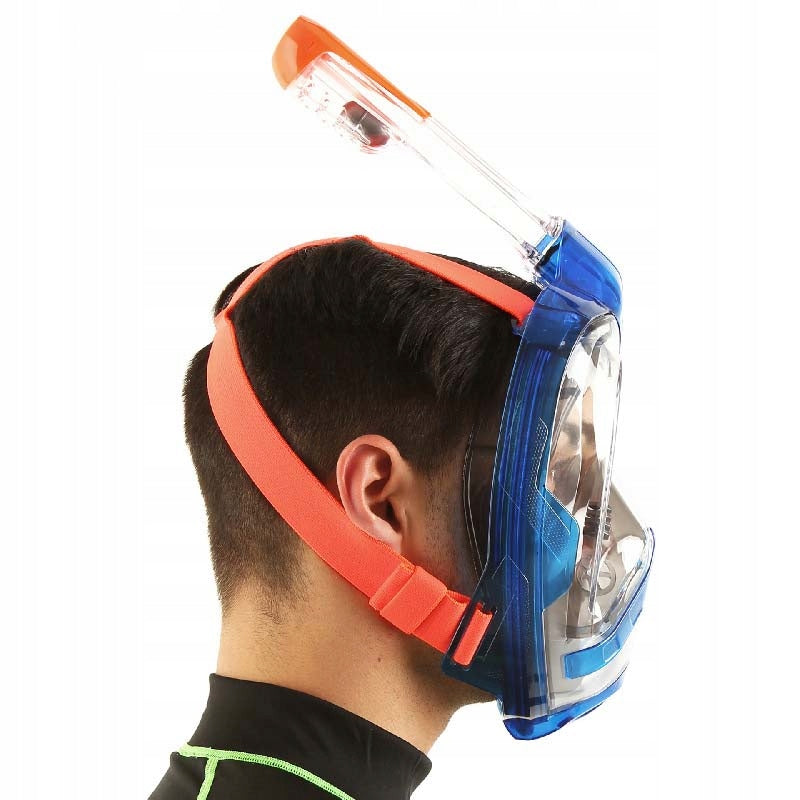 Full face mask Seac Magica L/XL - snorkeling, panorama blue/pump. Certificates of conformity CE