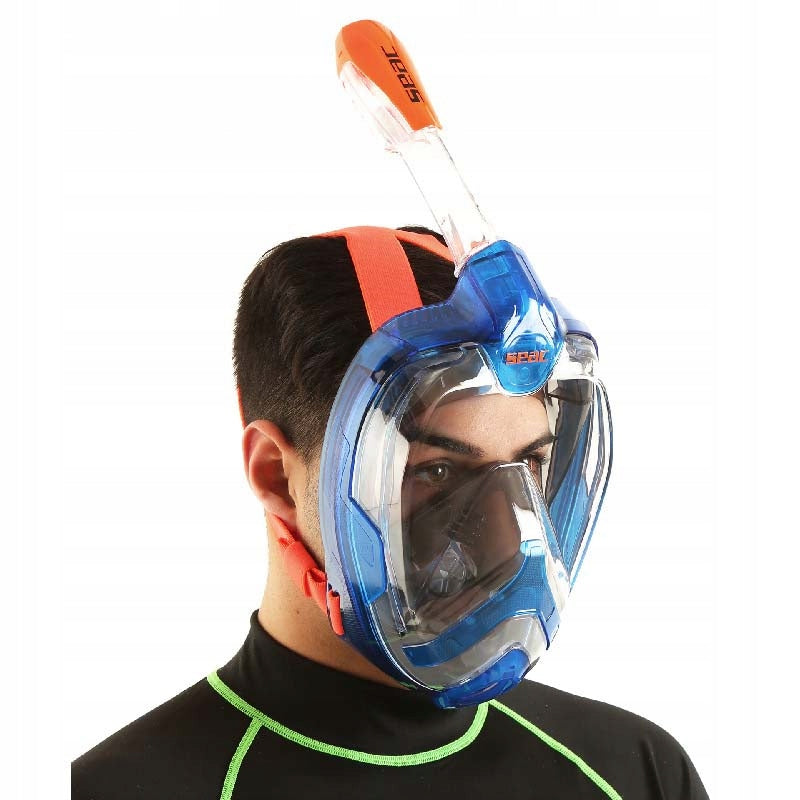 Full face mask Seac Magica L/XL - snorkeling, panorama blue/pump. Manufacturer code 170-9BO