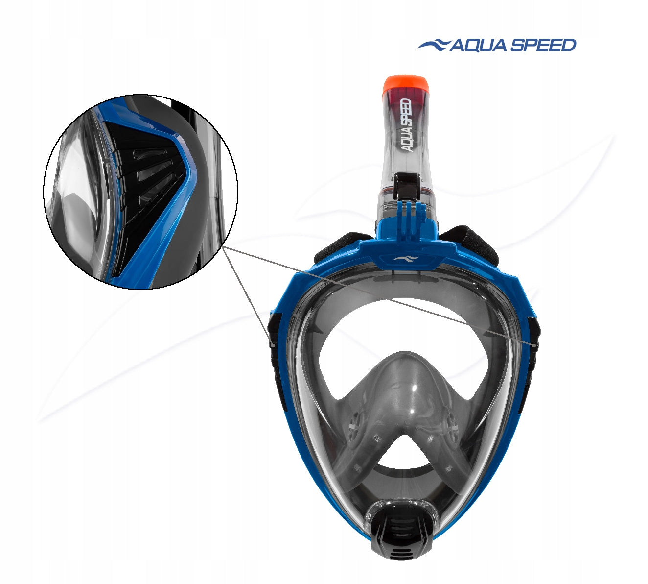 Full face mask for snorkeling AQUA SPEED Drift S/M Brand Aqua Speed