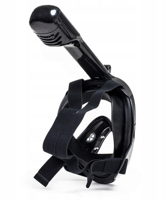 Full face mask, with snorkel tube black L/XL Model 00
