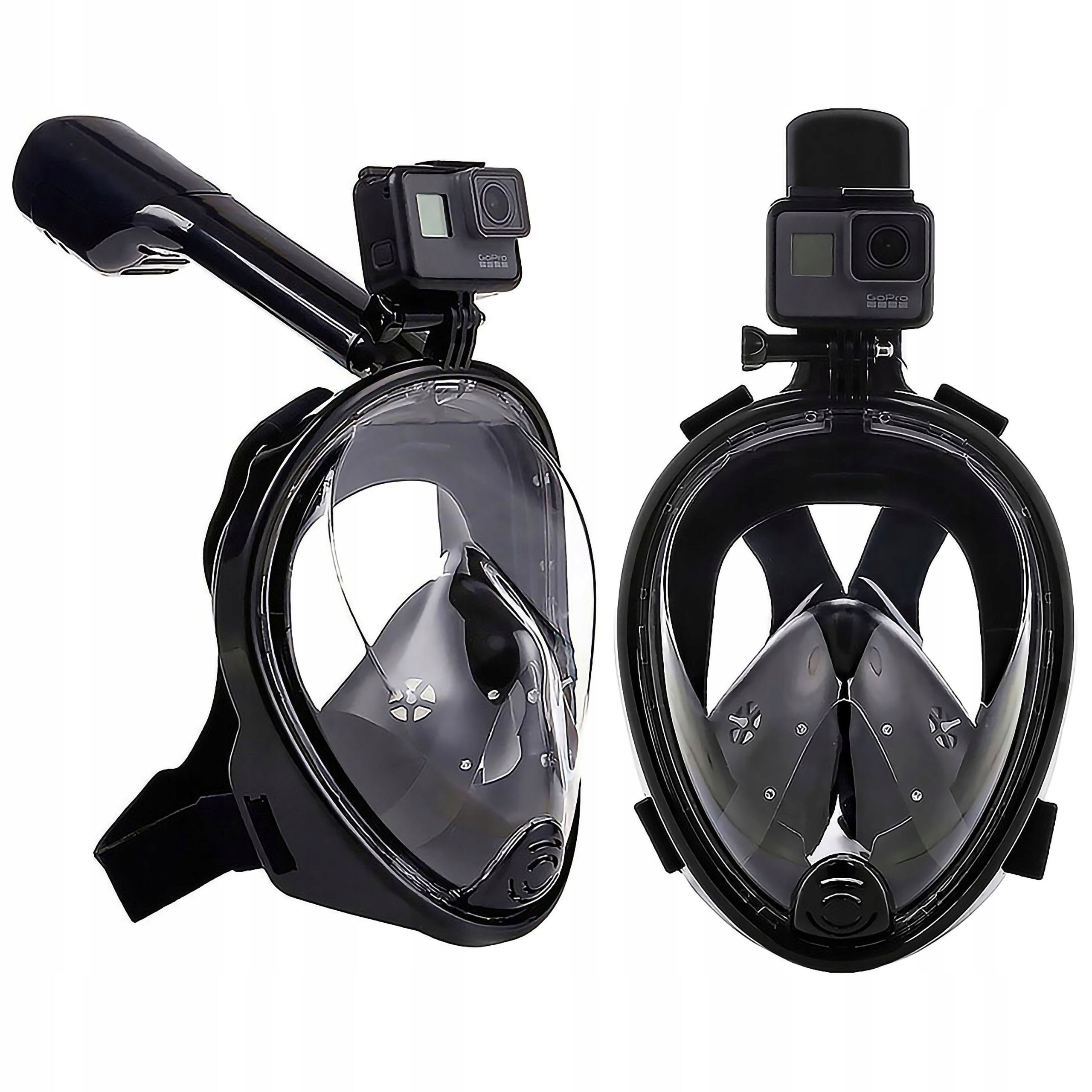 Full mask for snorkel and GoPro HERO 13 12 11 10 9 mount Gender unisex product