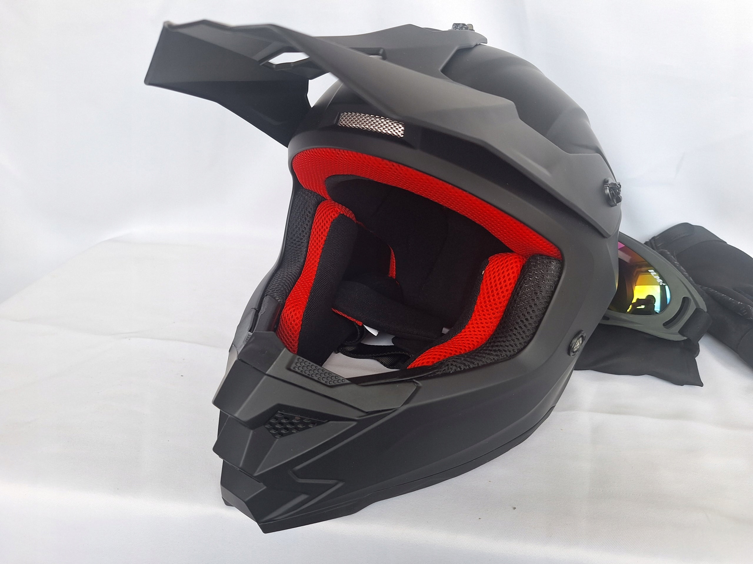 Fullface junior motocross helmet ILM-B07 Black YL 51-52cm Manufacturer no brand