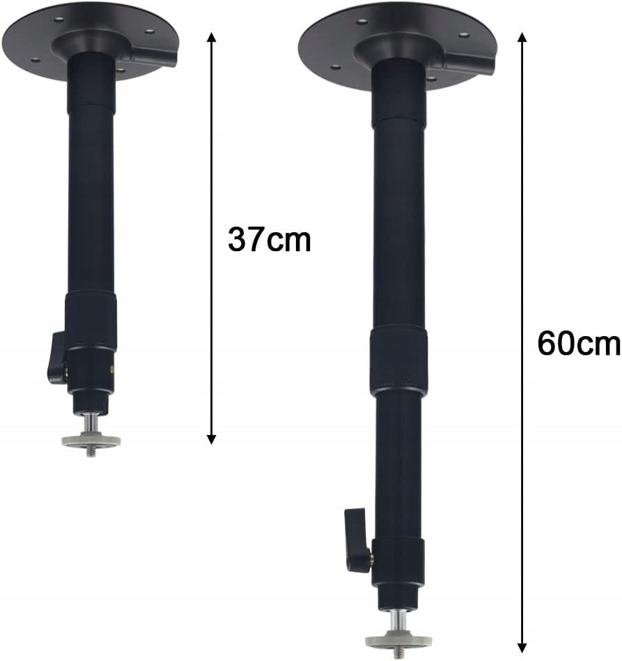Fulusor Ceiling Projector Holder Adjustable Black Aluminum Model Czarny