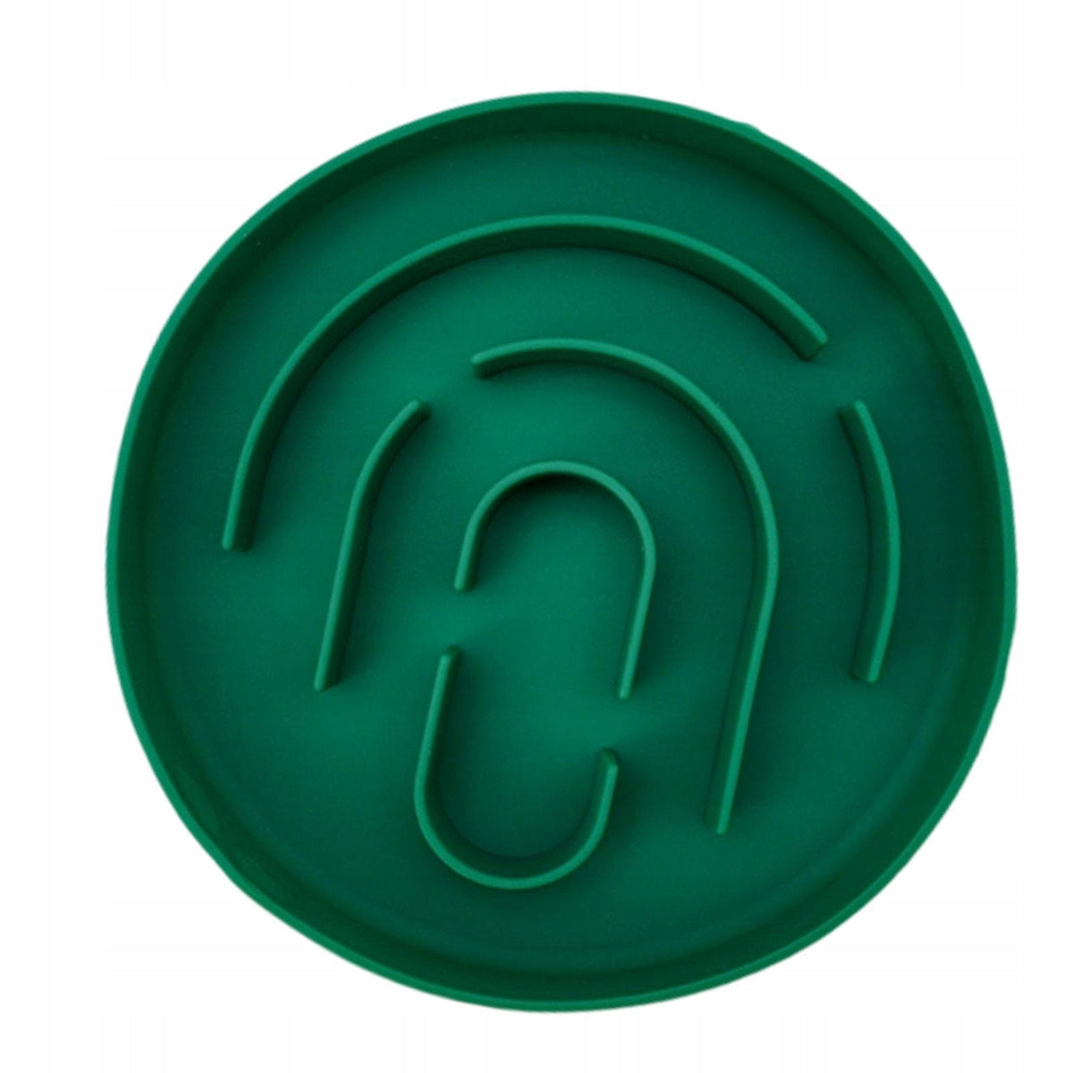 Fun Dogs Slow Feeder Bowl Encourage Foraging Skills Silicone Bite Green