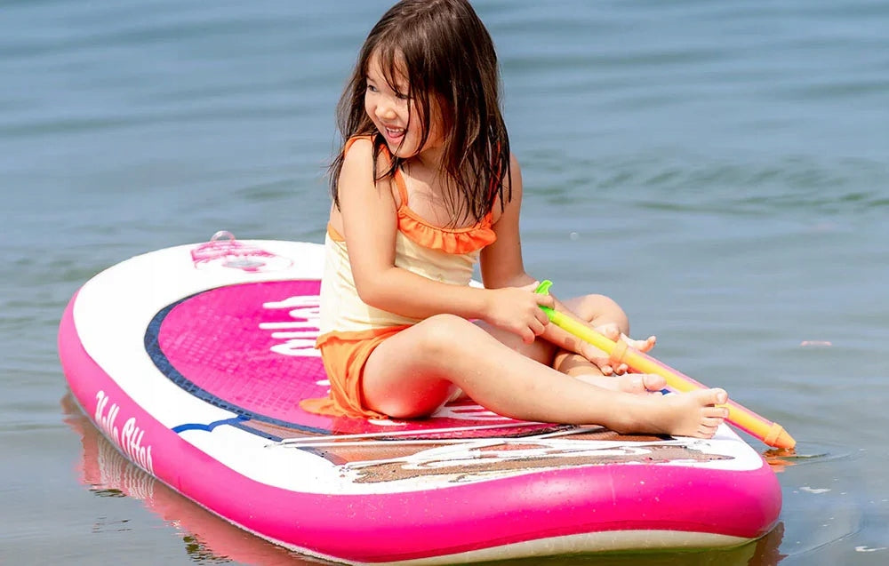 FunWater Children's SUP Board 240cm Tuxedo Sailor Pink Set Bag Pump Model SUPTS08A