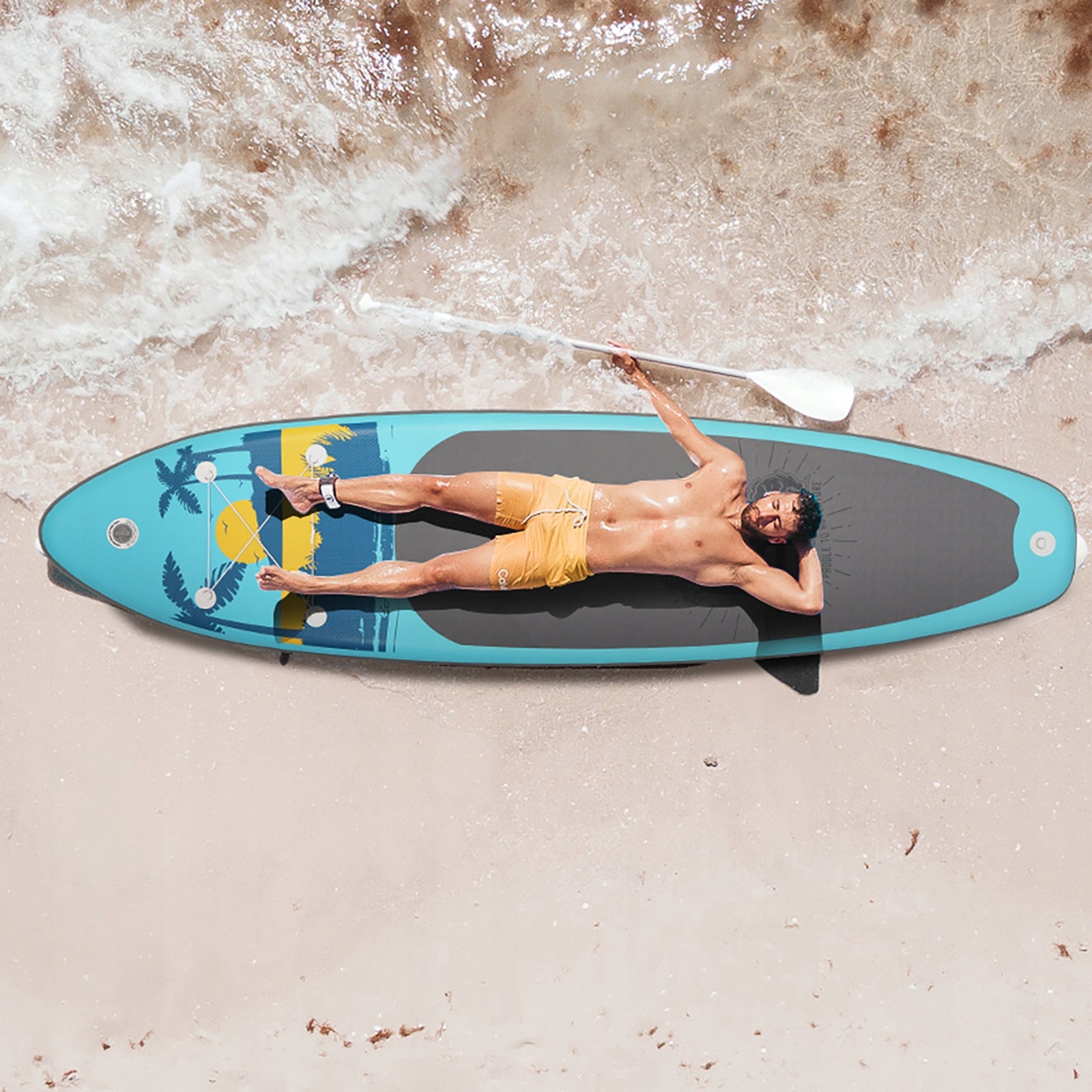 FunWater FW27A SUP Board Inflatable 335cm 180kg Allround + Pump Backpack Kind SUP board