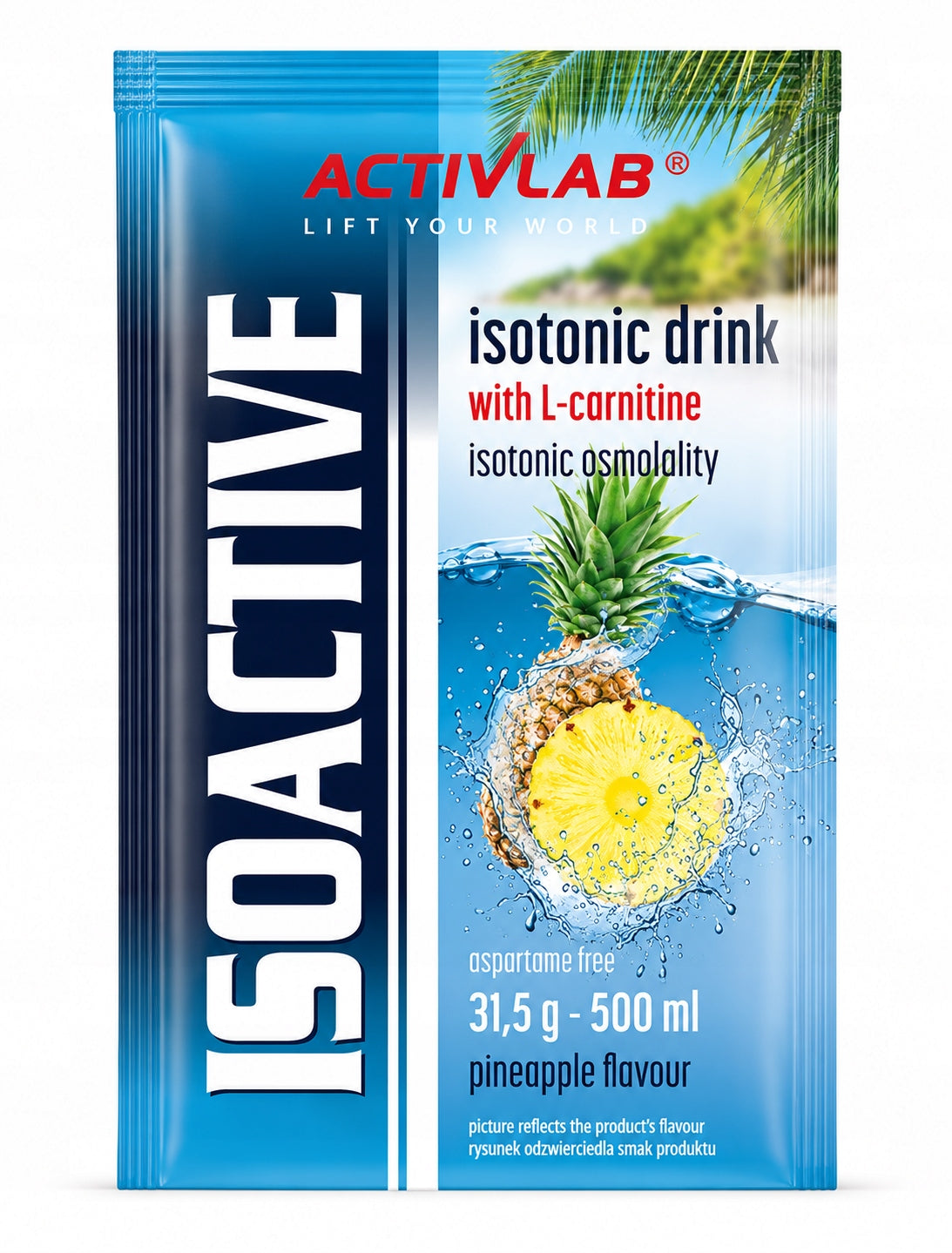 Functional Isotonic ACTIVLAB ISOACTIVE pineapple 31,5g electrolytes x20pcs Manufacturer code 1013472