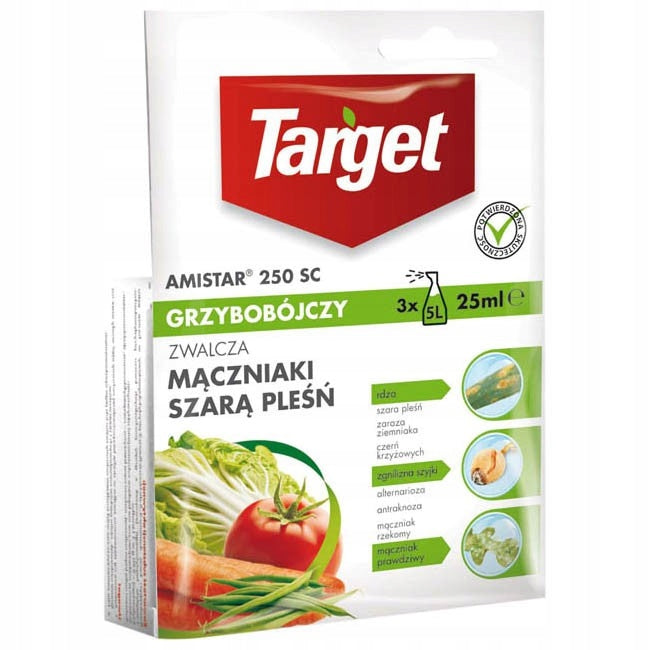 Fungicidal preparation Target Amistar 250SC 25 ml fights powdery mildew and mold Manufacturer code PMF009ZX