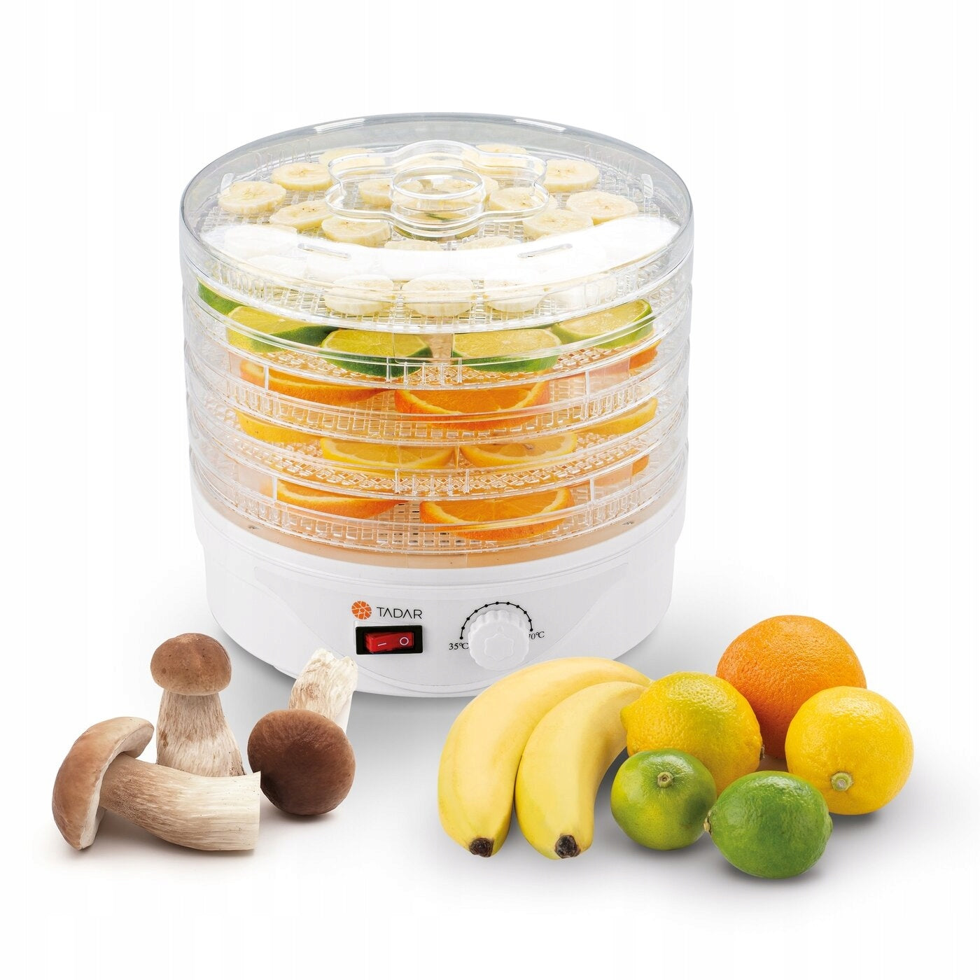 Fungo 24cm Food Dryer for Drying Vegetable Fruit Mushrooms 5p 250W Brand Tadar