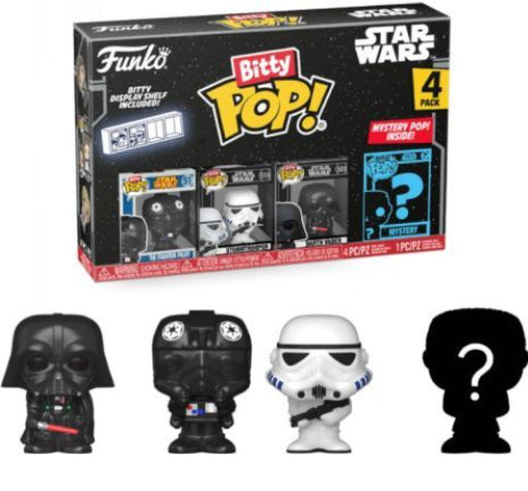 Funko Pop! Bitty Star Wars, 4 Stk. 