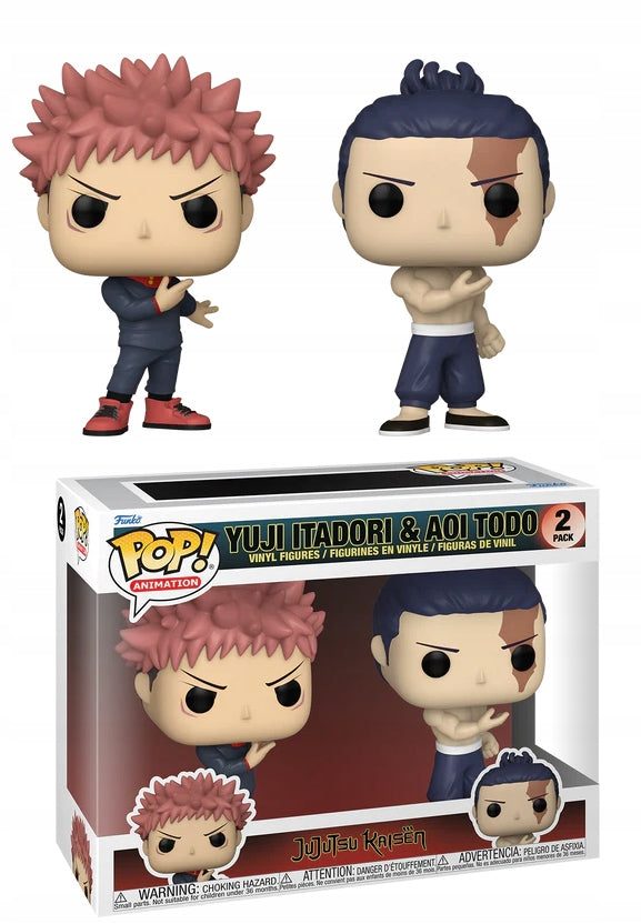 Funko POP! Jujutsu Kaisen Yuji Itadori und Aoi Todo 