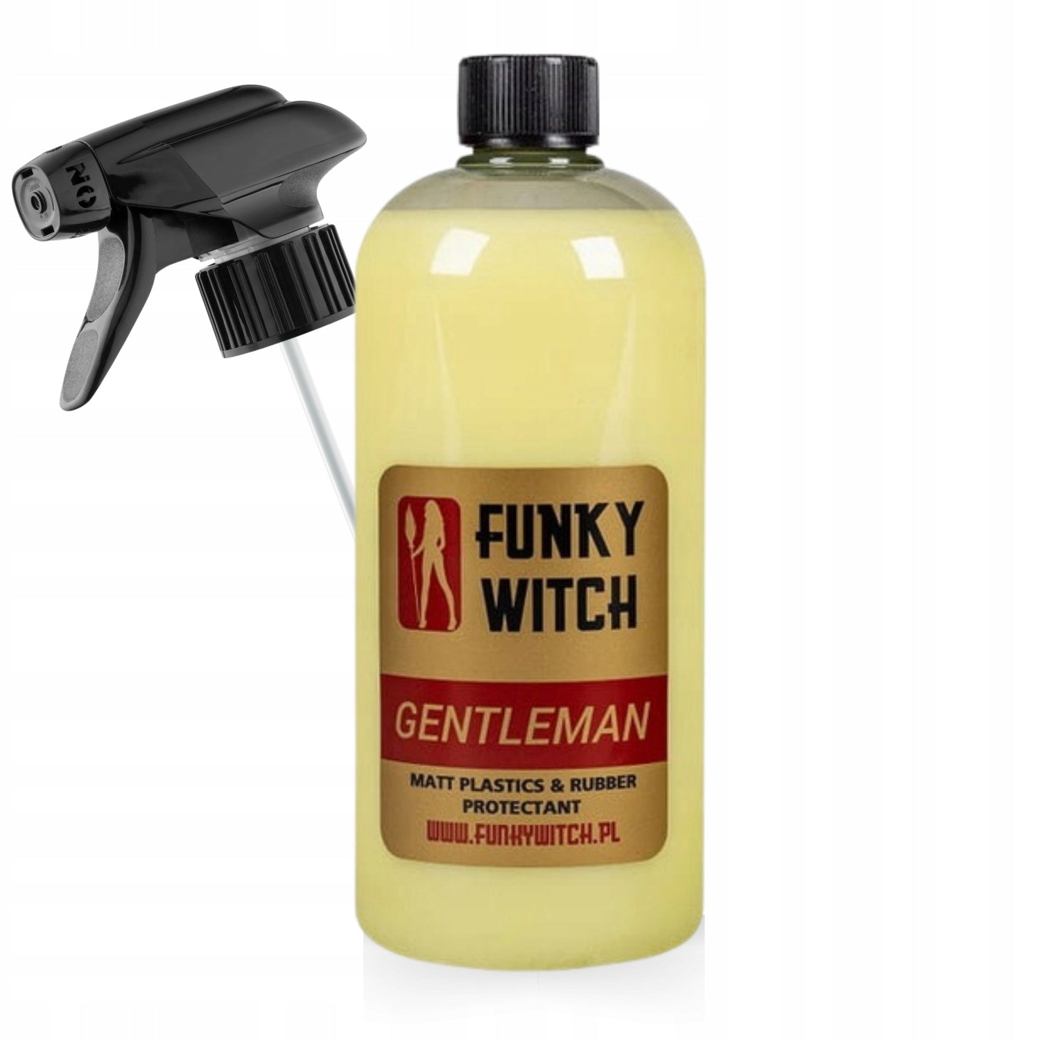Funky Witch Gentleman 1L - matt dressing for plastics