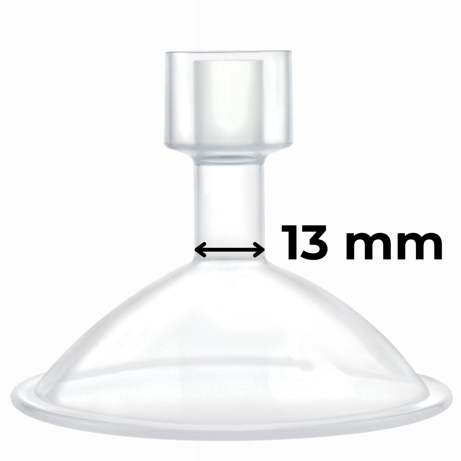Funnel for 13 mm bowl breast pump