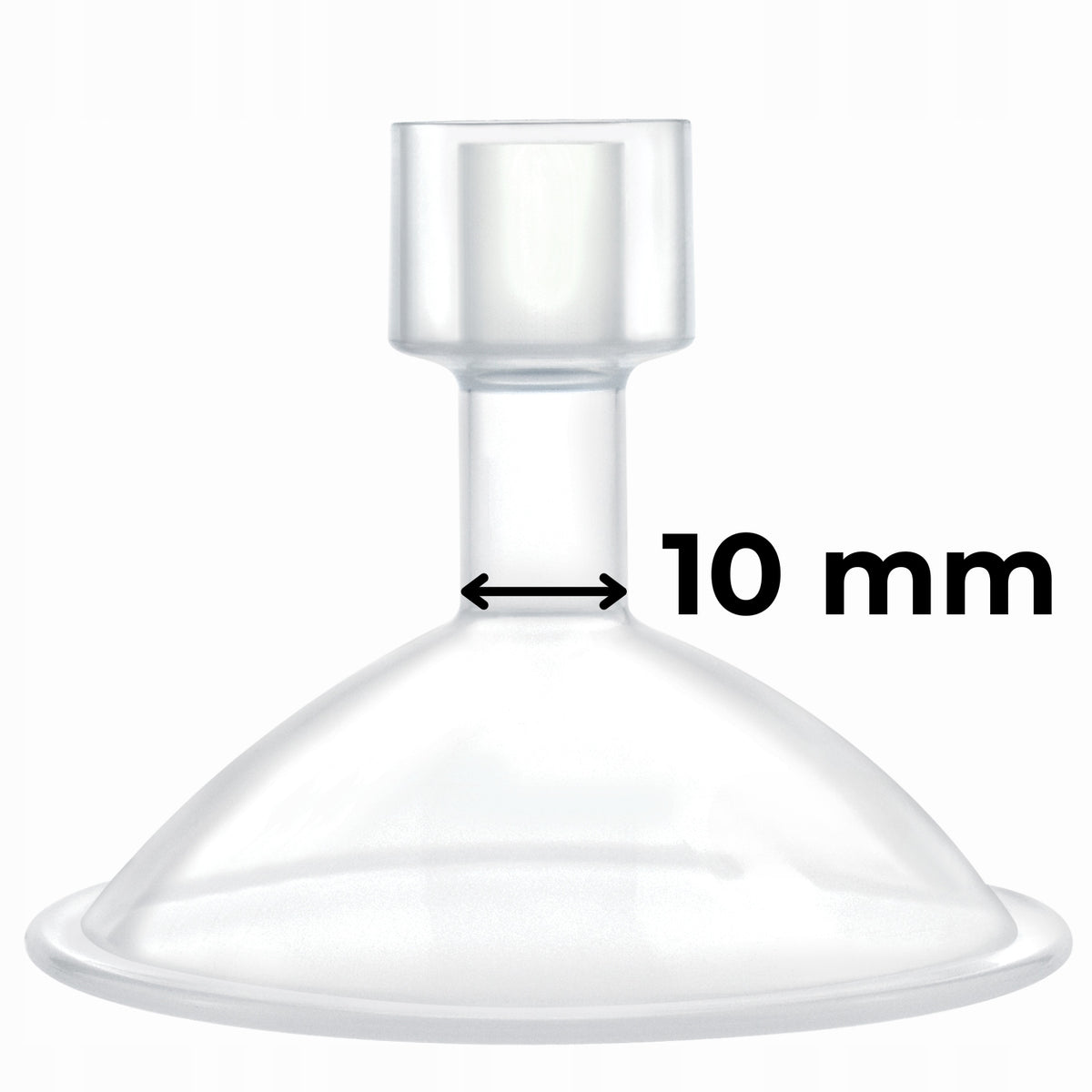 Funnel for breast pump bowl 10 mm