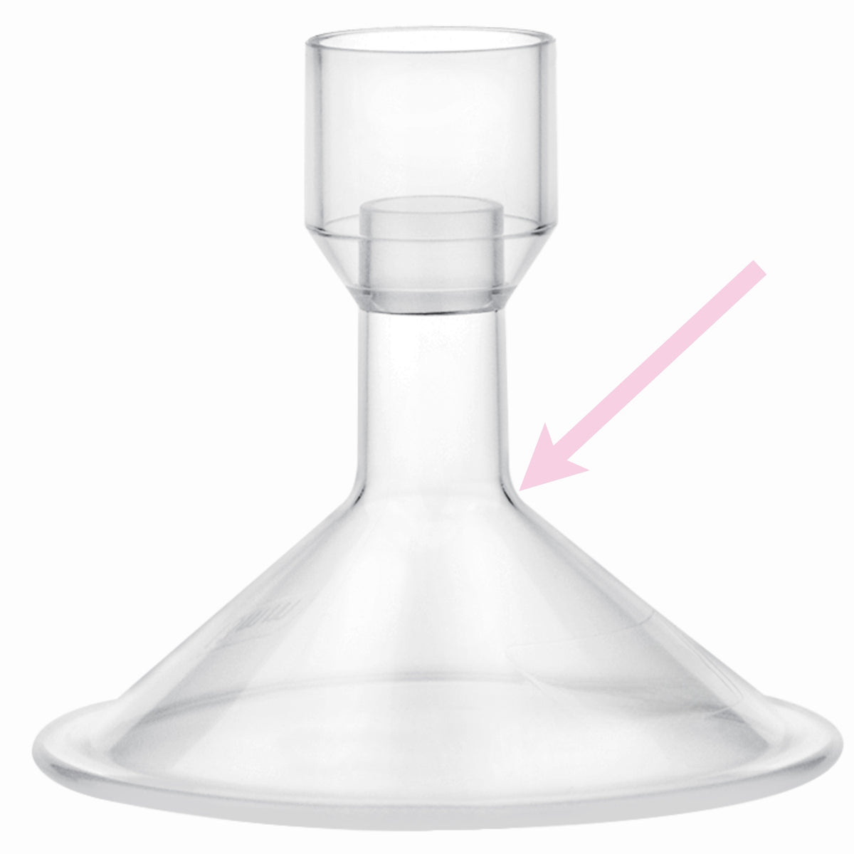 Funnel for breast pump bowl 20 mm Medical device yes