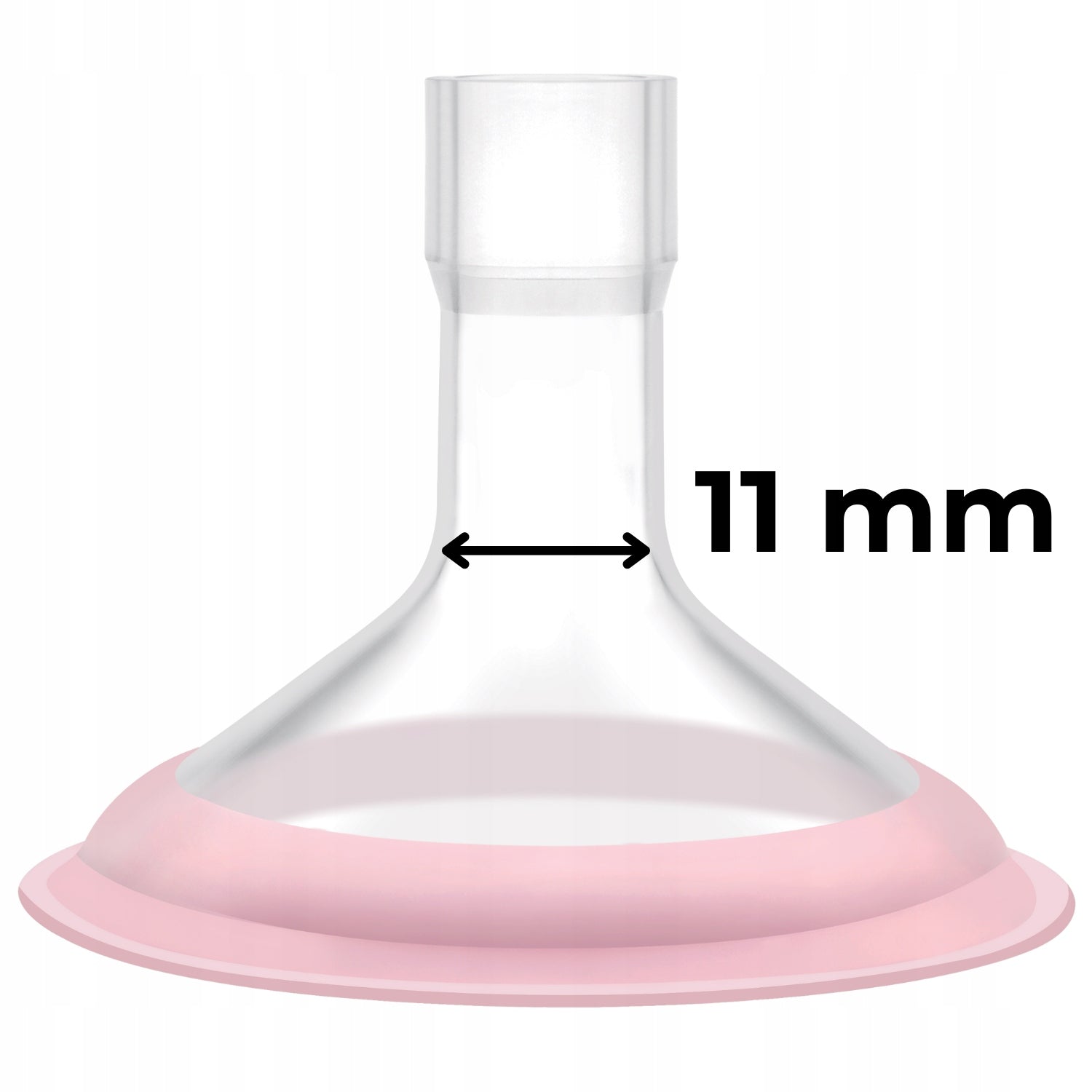 Funnel for breast pump wide angle 11mm