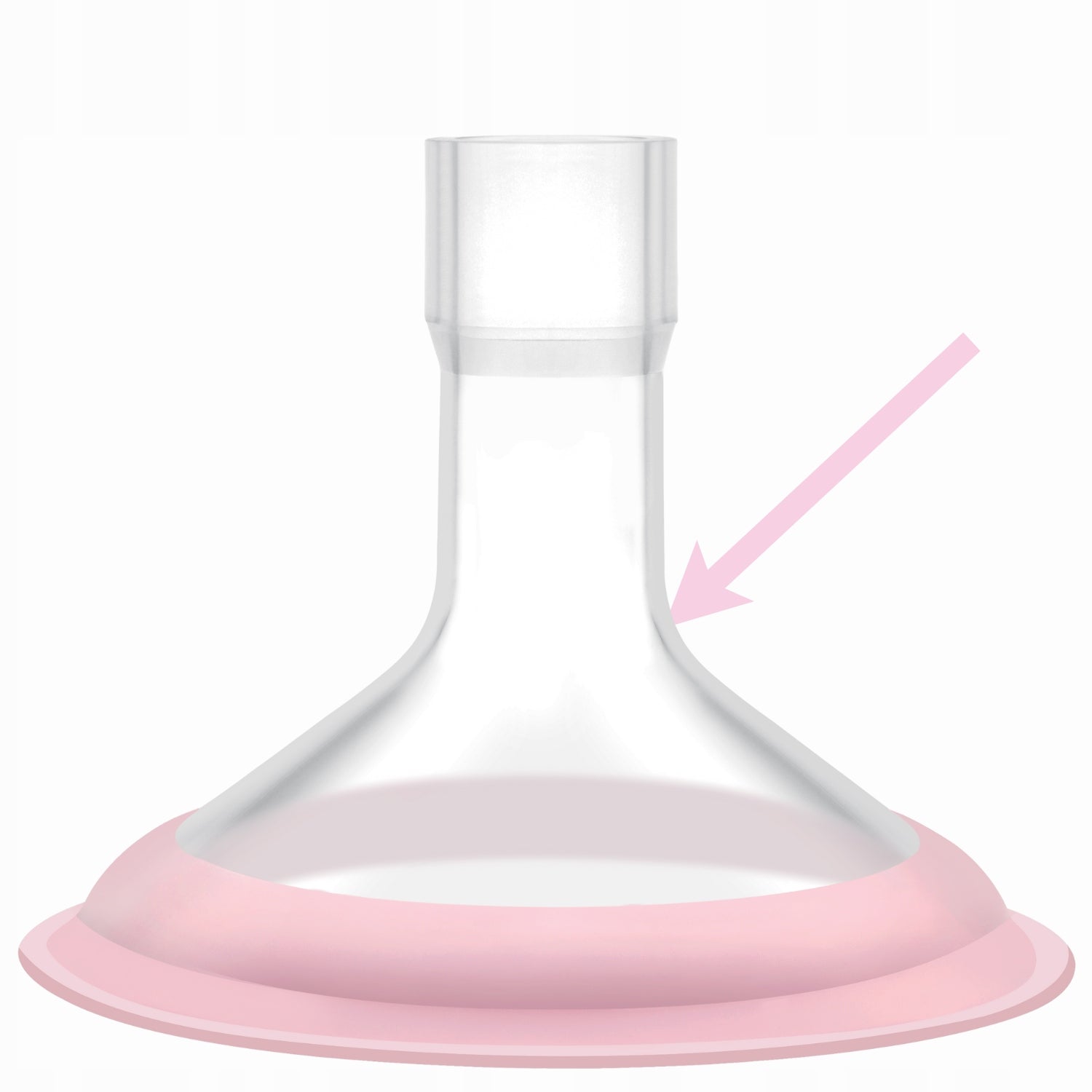 Funnel for breast pump wide angle 14 mm Medical device yes