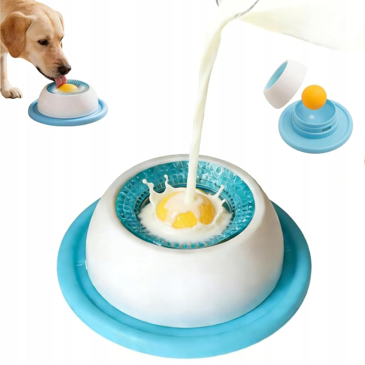 Funny Cat Licking Toy for Slow Feed Interactive Dispenser