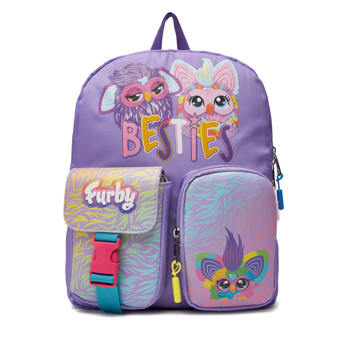 Furby School Backpack for School Girl Purple 5907964261445