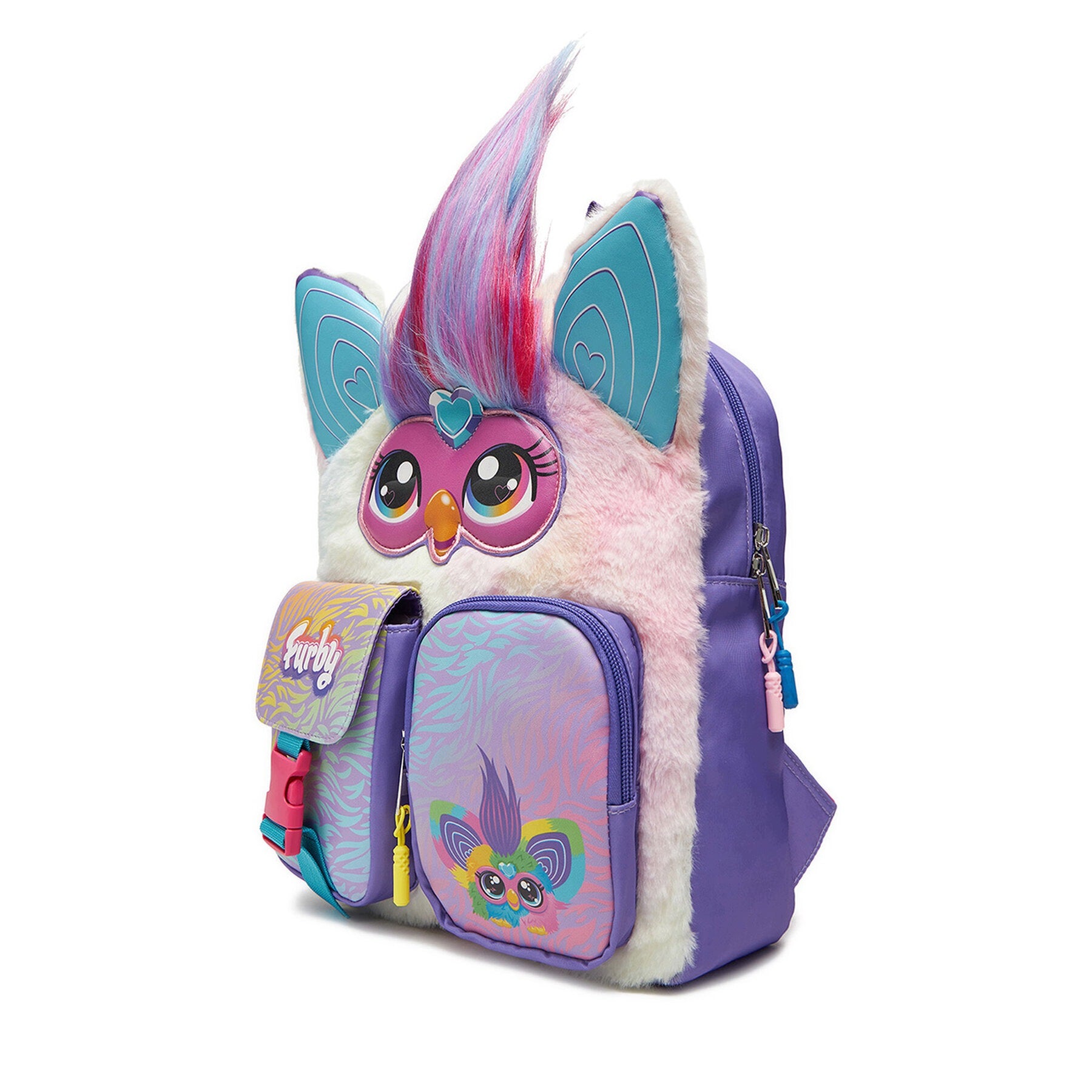 Furby School Backpack for School Girl Purple 5907964261452 Brand no brand