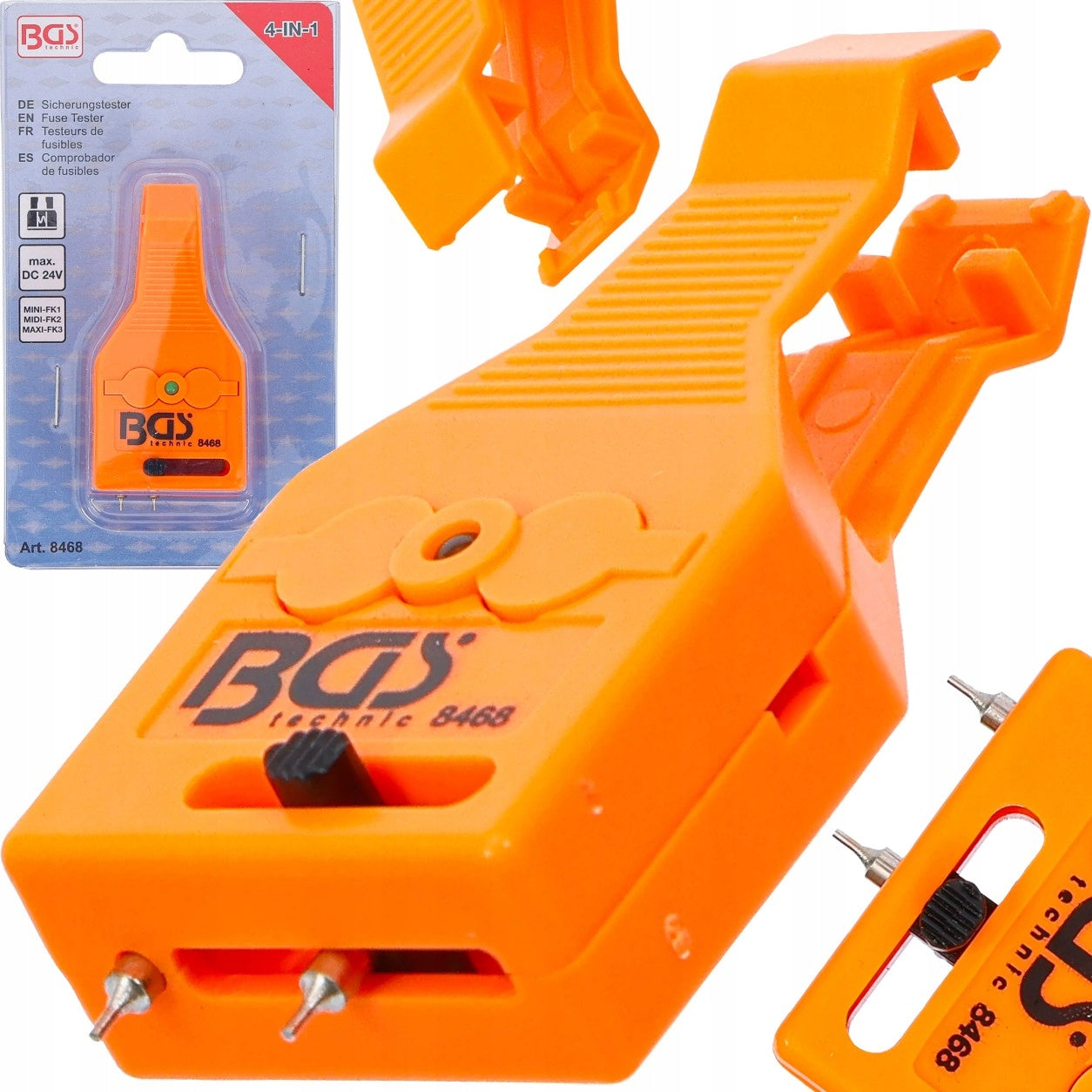 Fuse tester LED MINI STANDARD MAXI installation diagnostics