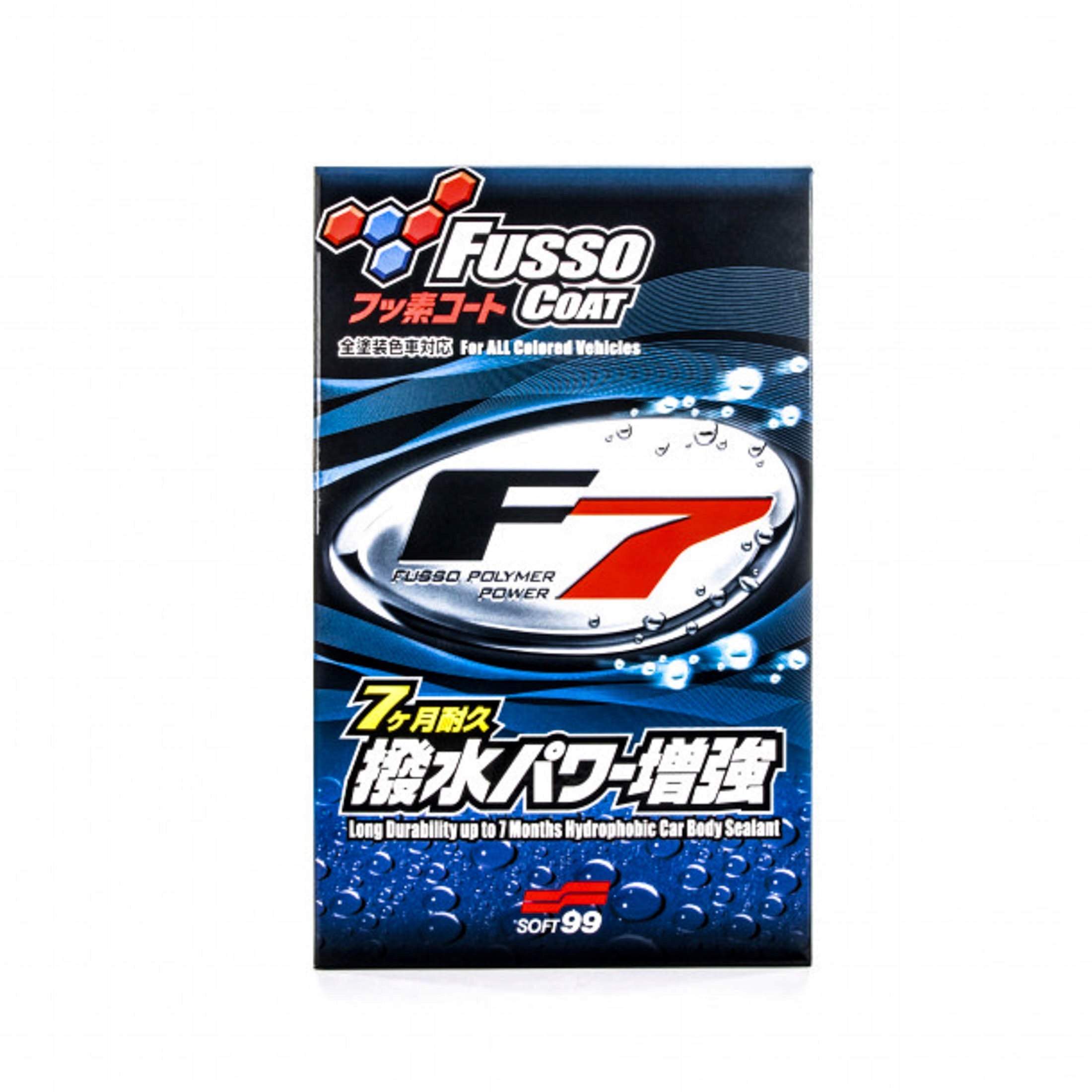 Fusso Coat F7 All Colours Liquid Wax 300ml + Applicators Set SOFT99 Product weight with unit packaging 0.5 kg