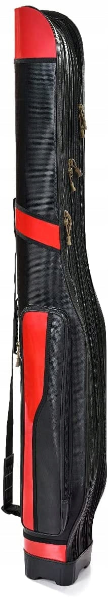Etui für Ruten York, schwarz/rot 