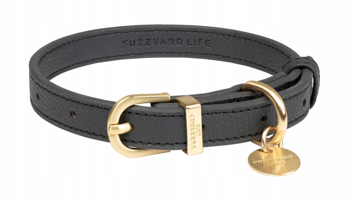 FuzzYard Life Atelier – Dog Collar L - Grey Slate