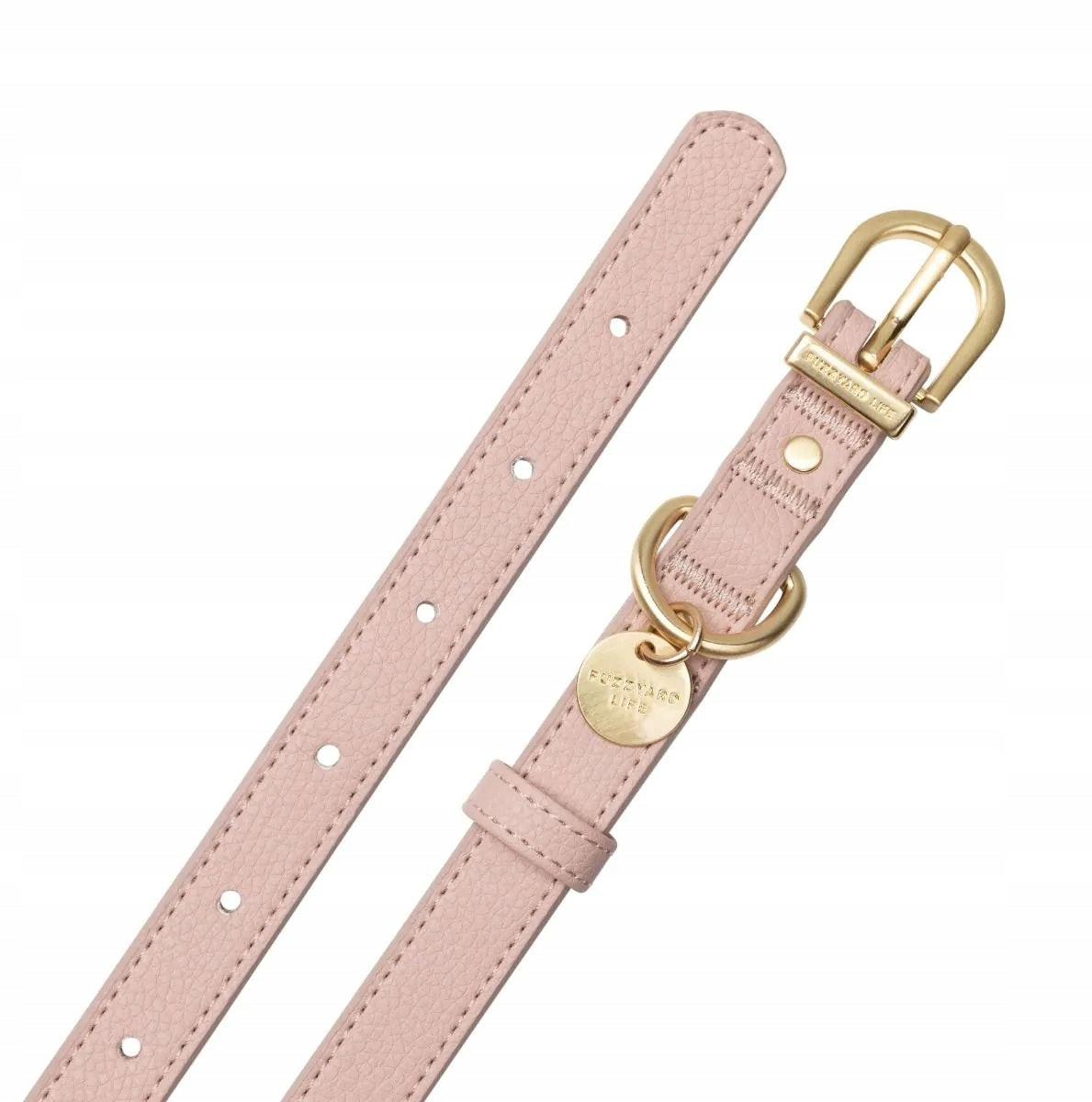 FuzzYard Life Atelier – Dog Collar M - Powder Pink Packaging status original