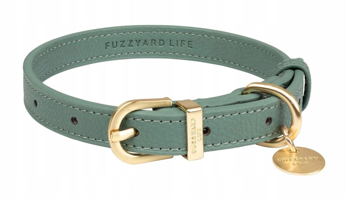 FuzzYard Life Atelier – Dog Collar S - Myrtle Green