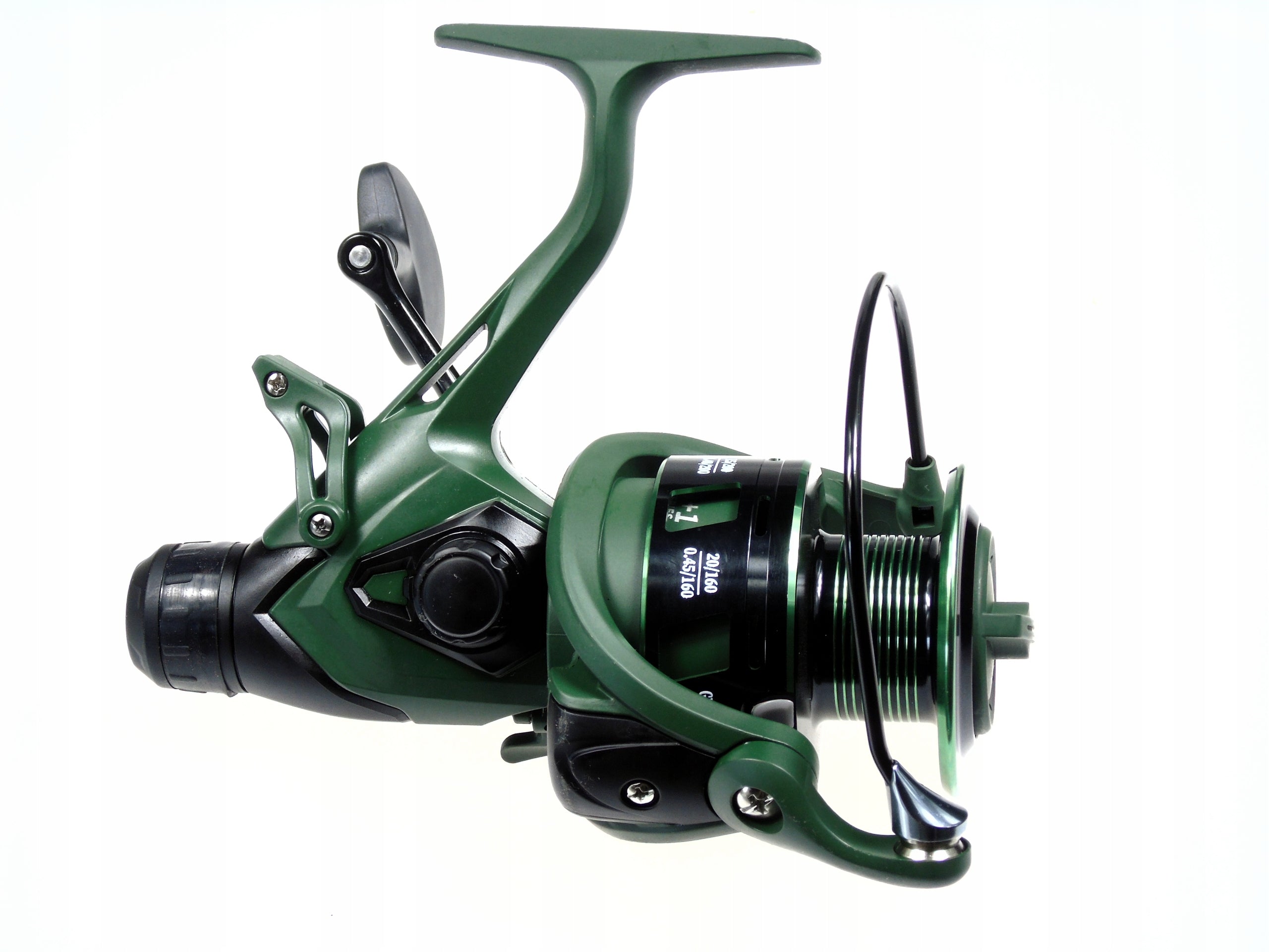 G-CARP 6000 Reel WITH FREE GEAR 2X SPOOL BRAIDED FISHING LINE Gear ratio 5.5:1