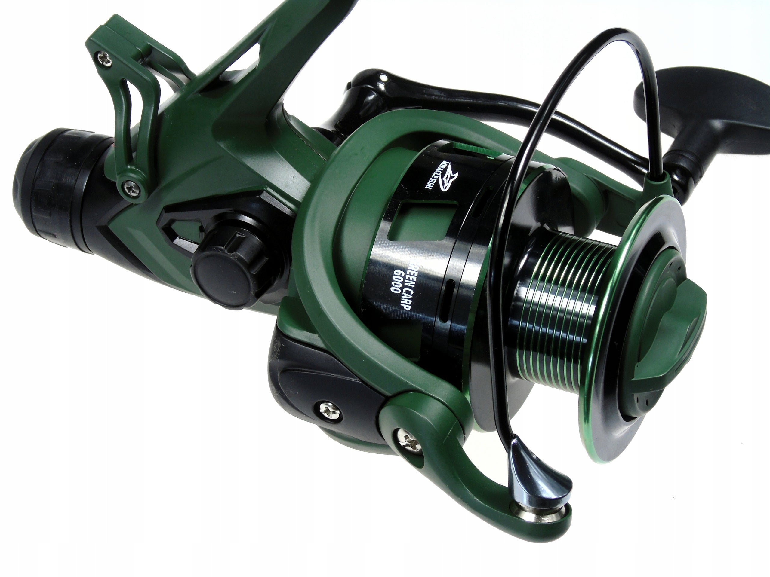 G-CARP 6000 Reel WITH FREE GEAR 2X SPOOL BRAIDED FISHING LINE Manufacturer code GC-6000