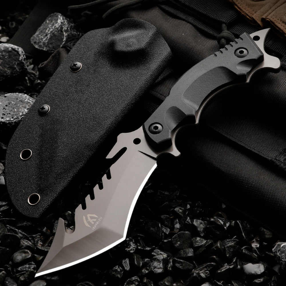 G10 Handle Survival Tactical Knife, Sharp Fixed Knife, Straight Knife