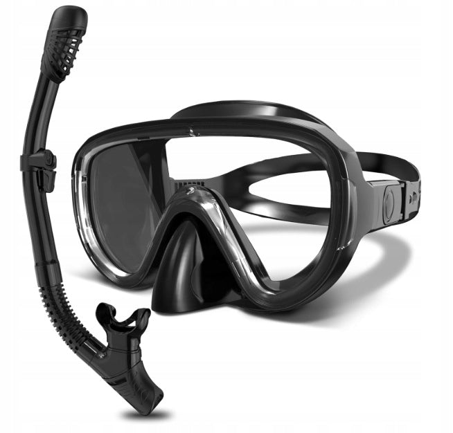 G2RISE SN05 MASK WITH SNORKEL FOR ADULTS HARDENED LENS