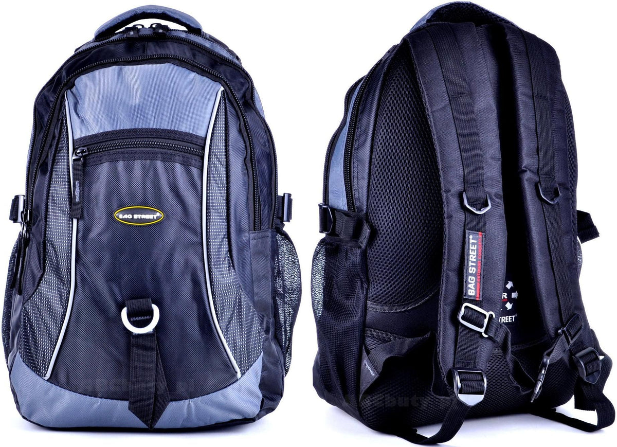G4-17 Men's BACKPACK GREY Youth SATCHEL 30L BAG STREET + AIR PASSAGE